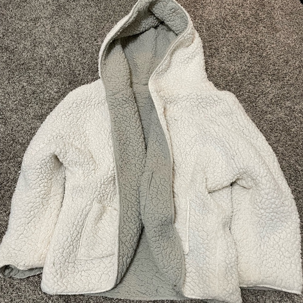 Reversible Fluffy Coat